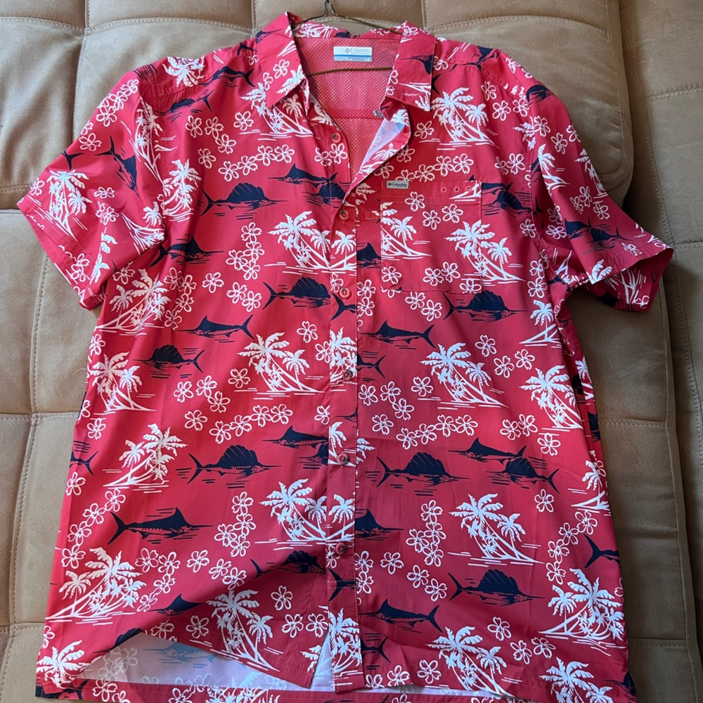 Columbia fishing polo